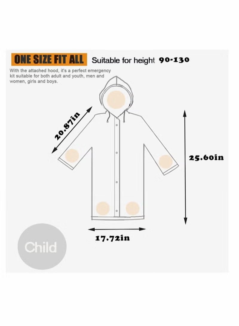 Children's raincoats Cartoon Kids Rain Jacket Boys Girls Hooded Rain Poncho Outdoors Kids Transparent Raincoat Student Rain Suit Waterproof Durable Windbreaker  - Image 5