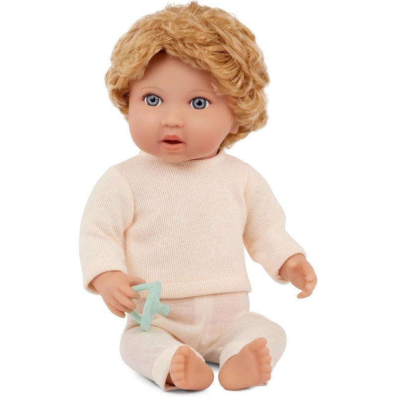 لولا بيبي دمية صبي بشعر أشقر مموج 14بوصة - LBY7292Z - Image 1