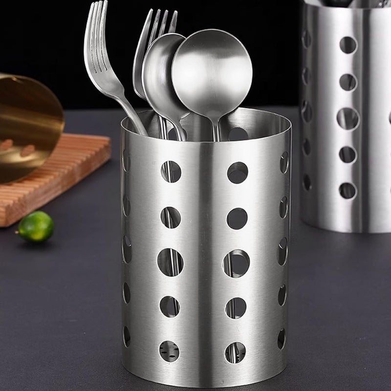 plplaaoo Stainless Steel Chopstick Holder Drainage Chopstick Cage Utensil Organizer for Korean Restaurants Home Kitchen - Image 4