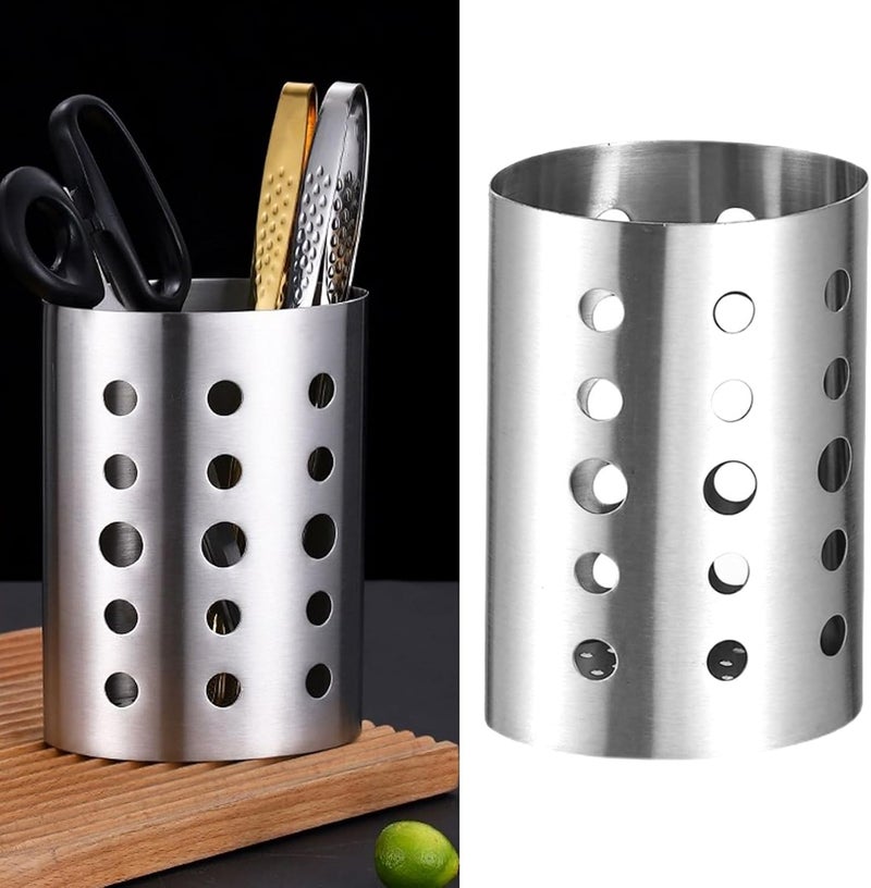 plplaaoo Stainless Steel Chopstick Holder Drainage Chopstick Cage Utensil Organizer for Korean Restaurants Home Kitchen - Image 3