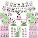 KEFAN Panda Birthday Party Decorations for Girls Cute Panda Party Supplies including Banner Cake Toppers Table Centerpieces Candy Bags Balloons Panda Print Balloons for Girls Birthday Party - Image 3