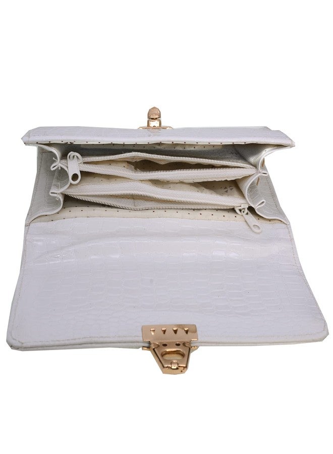 SJ Faux Leather Clutch - 02 - Image 5