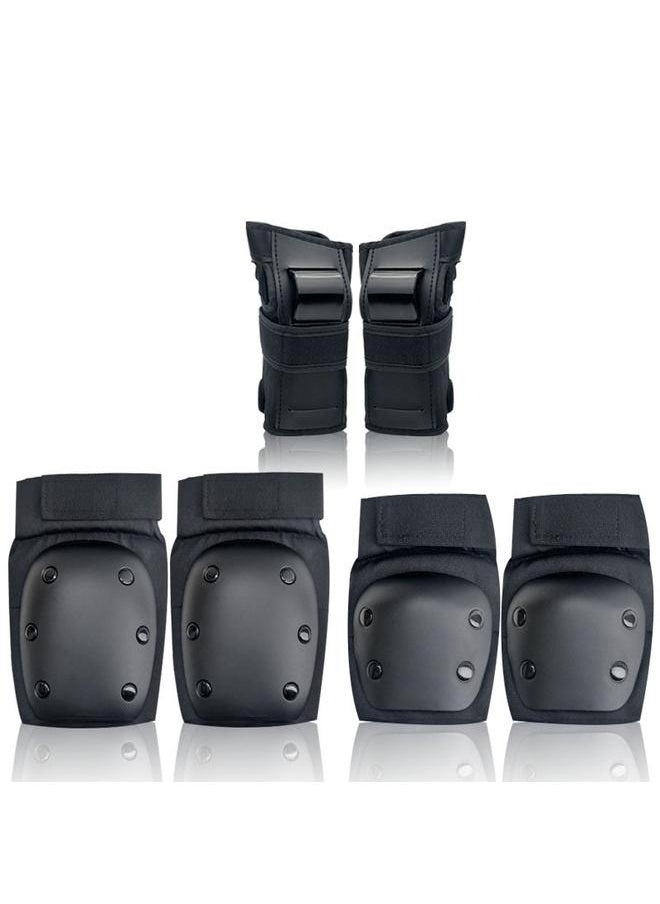 Generic Multi Sports Protective Gear Set Skiing Skating Extreme Skateboarding Pads Wrist Guards Set Man Woman M 40‑65Kg  - Image 1