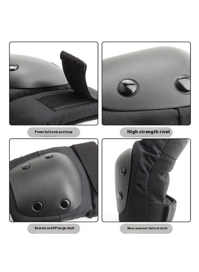 Generic Multi Sports Protective Gear Set Skiing Skating Extreme Skateboarding Pads Wrist Guards Set Man Woman M 40‑65Kg  - Image 3