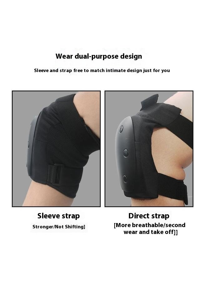Generic Multi Sports Protective Gear Set Skiing Skating Extreme Skateboarding Pads Wrist Guards Set Man Woman M 40‑65Kg  - Image 4