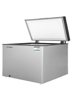 Fresh Fresh horizontal deep freezer, model 330, 255 liter capacity, clear silver color  - Image 2