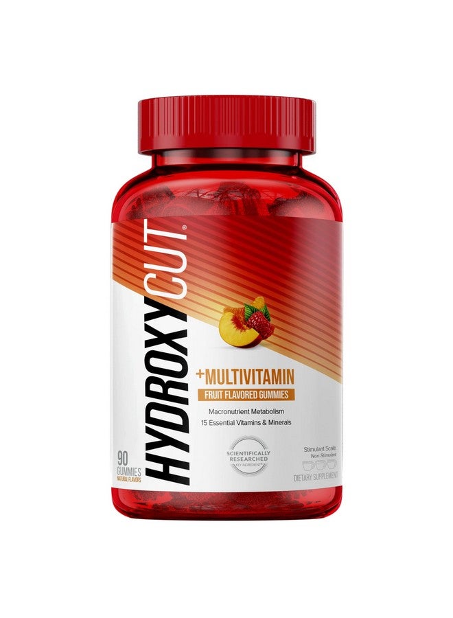 Hydroxycut Gummies - 99% Caffeine Free - Metabolize Carbs, Proteins & Fats - Includes 15 Essential Vitamins & Minerals - for Women & Men - Image 1