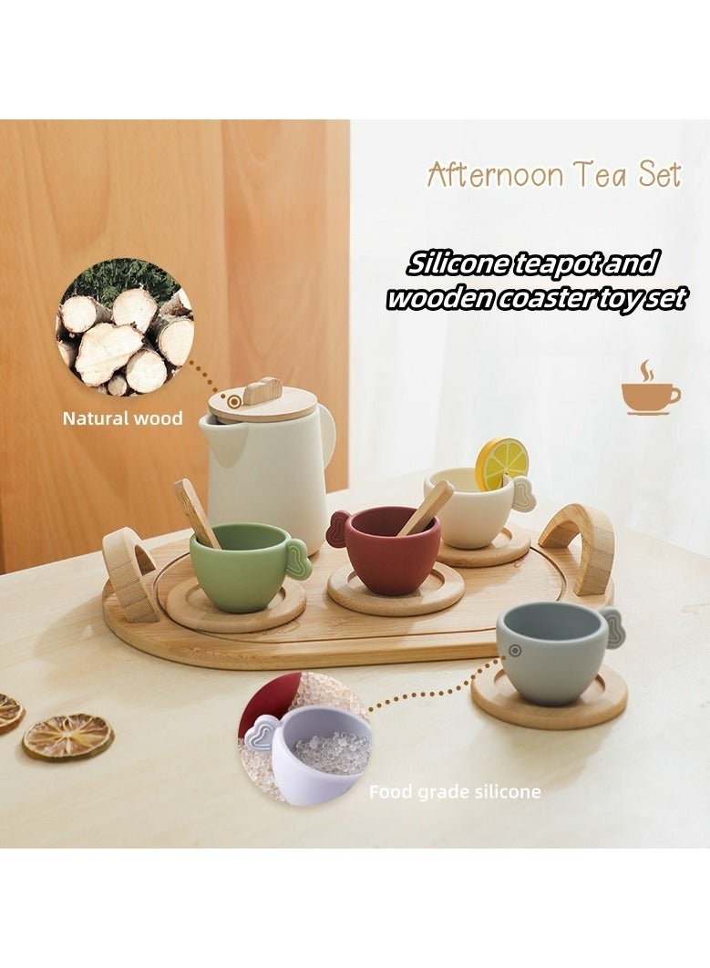 Silicone teapot play house toy set - Image 1