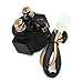 Zosgrew Starter Solenoid Relay Motorcycle 12V Motor Relay Motorbike Modified Replacement Accessories Universal for Motorcycles Dirt Bikes Karts Scooters Black - Image 2