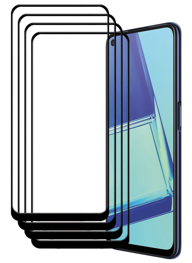 ACLIX 4 Pieces Antistatic ESD Dustproof Premium Quality High Definition Tempered Glass Screen Protector Designed For Oppo A52 - Image 1