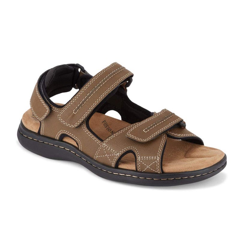 Dockers Men's Newpage Sport Sandal, Dark Tan, 15 Wide - Image 1