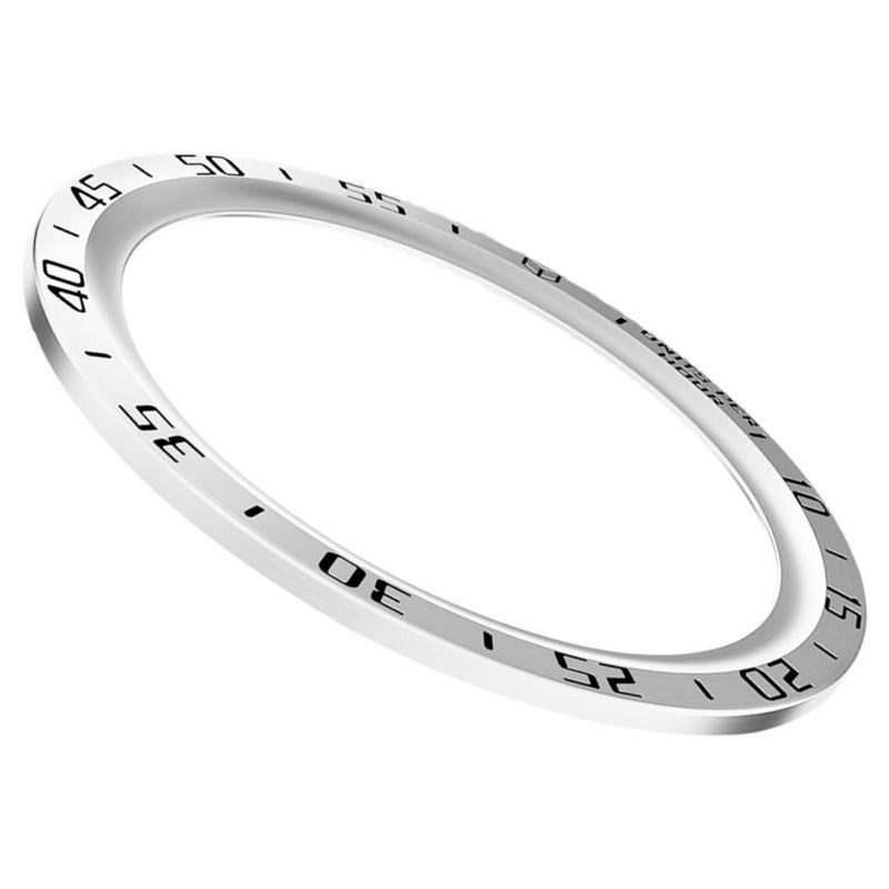 Silver Bezel Ring Insert Compatible With Samsung Watch5 Pro 4.5CM Lightweight Anti Scratch Decorative Accessory - Image 2