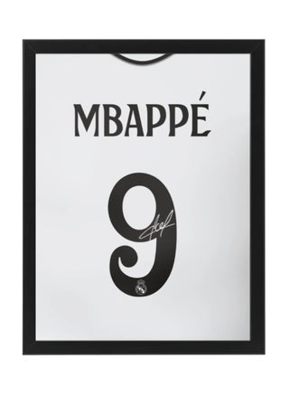 Kylian Mbappe Real Madrid Autographed Jersey - Framed Poster 30x40cm - Football Memorabilia, Soccer Collectible, Gift for Fans - pzsku/ZEA2B7903E4B4D2DB98C0Z/45/_/1731771710/93f72901-f397-40f8-a659-bfe7d5c49bf1