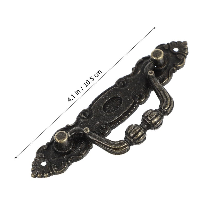 Antique Style Cabinet Handles 6 Pack Vintage Drawer Pulls Kitchen Bathroom Hardware - Image 3