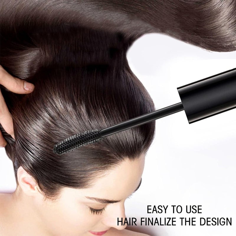 Hoshila172 Hair Finishing Stick Mascara for Flyaway Hair Cream Anti Frizz Tamer with Brush Moisturizing - Image 4