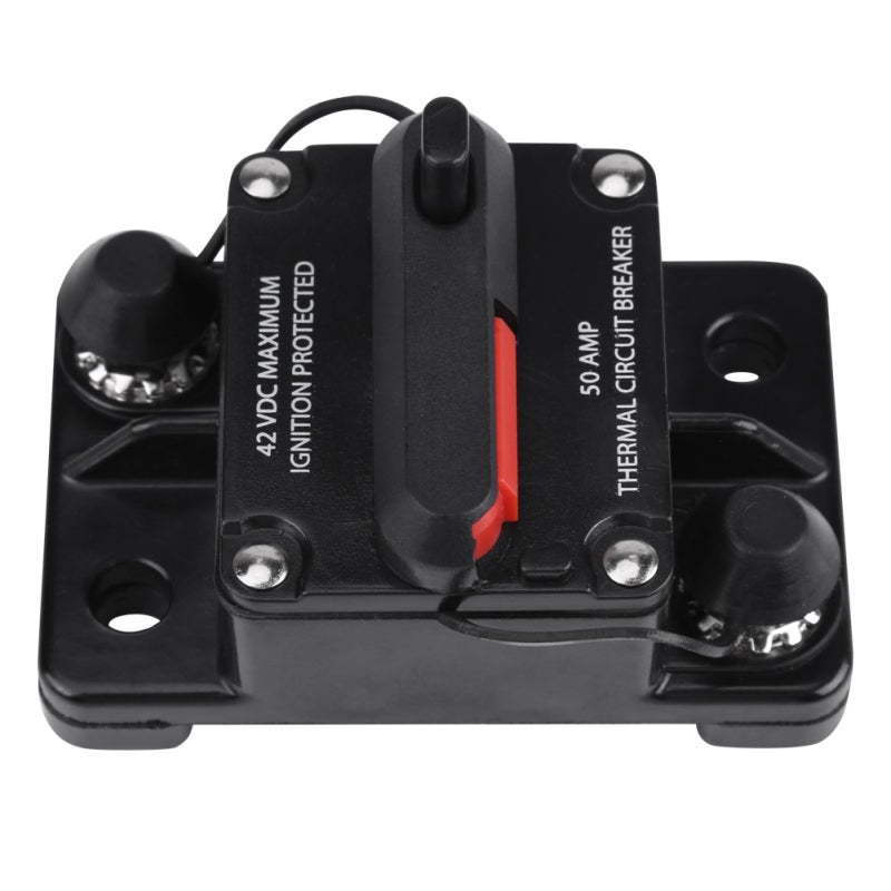 Car Stereo Circuit Breaker 200A Manual Reset Inline Circuit Breaker - Waterproof Car Audio Protector With Overcurrent Overvoltage Protection for Vehicle Audio Systems - Image 4