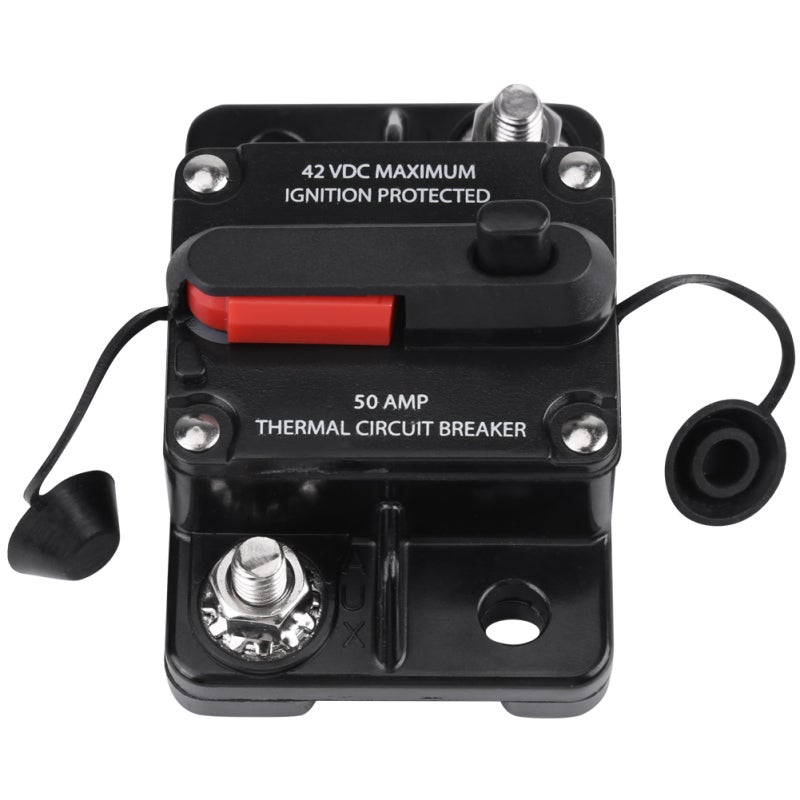 Car Stereo Circuit Breaker 200A Manual Reset Inline Circuit Breaker - Waterproof Car Audio Protector With Overcurrent Overvoltage Protection for Vehicle Audio Systems - Image 3