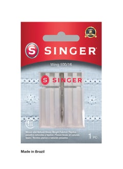 SINGER SINGER WING (PUNCHING) NEEDLES SIZE 100/16 (PACK OF 1 NEEDLES) BRAZIL 