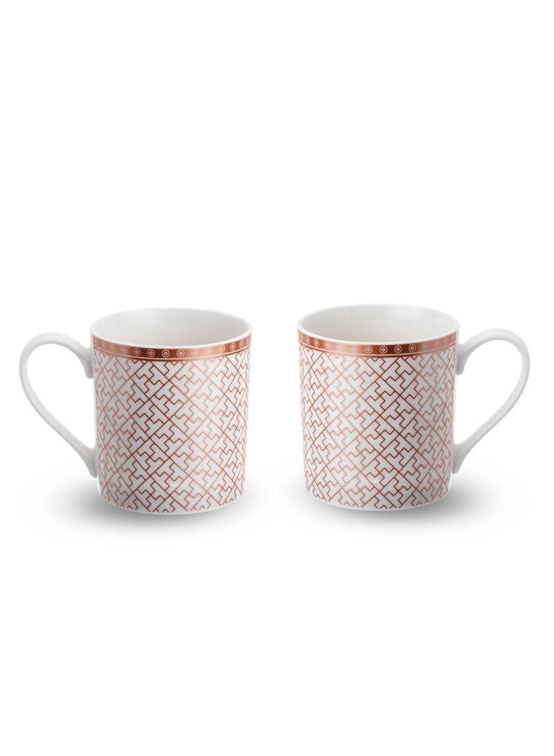 Hic Ceramic Tea and Coffee Mug Set 385ml 4 Piece - Image 1