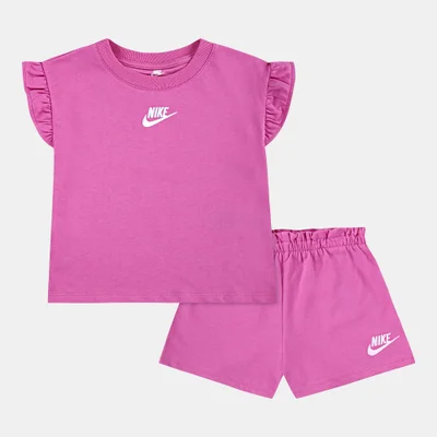 Nike Kids' French Terry T-Shirt and Shorts Set