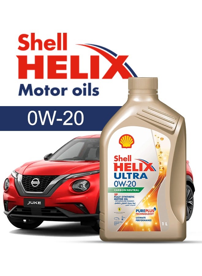Shell Engine Oil – For NISSAN Juke  2024 - 2015, 5 Liter,  0w20 Shell - With Engine Oil Filter - 2015 2016 2017 2018 2019 2020 2021 2022 2023 2024