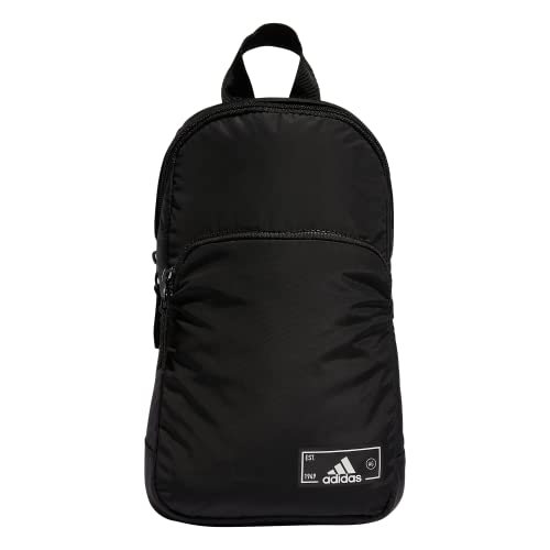 adidas Essentials Crossbody – Athletic Sling Bag with Phone Pocket, Black/2.0, One Size - Image 1