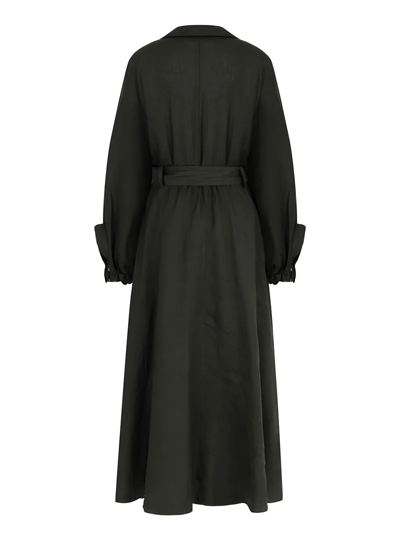 Nocturne Belted Midi Dress