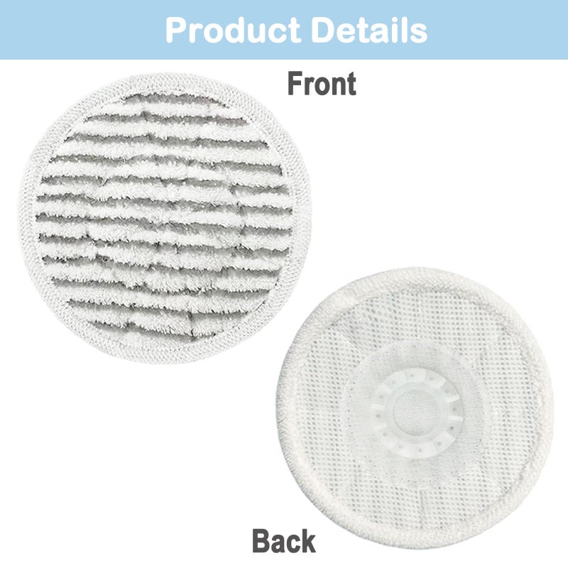 Bvhonwe 14 Pack S7001 Pads Replacement Steam Mop Pads for Shark S7001 S8201 S7201 S7000AMZ S8001 S7000 S7005 S7020 Series Steam Mop Pads,Steam & Scrub All-in-One Scrubbing Mop Pads,Compare Part #:XKITP7000 - Image 5