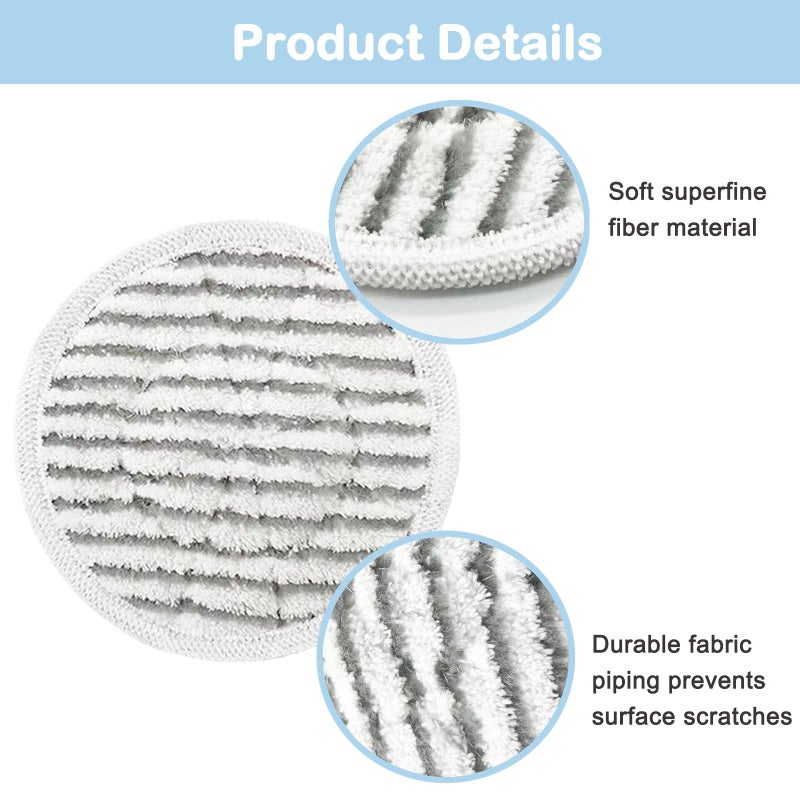 Bvhonwe 14 Pack S7001 Pads Replacement Steam Mop Pads for Shark S7001 S8201 S7201 S7000AMZ S8001 S7000 S7005 S7020 Series Steam Mop Pads,Steam & Scrub All-in-One Scrubbing Mop Pads,Compare Part #:XKITP7000 - Image 3