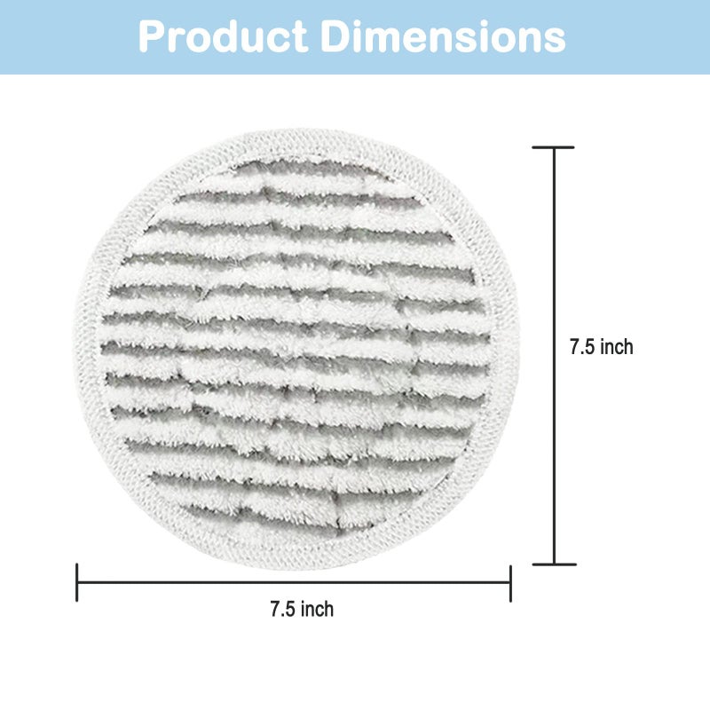 Bvhonwe 14 Pack S7001 Pads Replacement Steam Mop Pads for Shark S7001 S8201 S7201 S7000AMZ S8001 S7000 S7005 S7020 Series Steam Mop Pads,Steam & Scrub All-in-One Scrubbing Mop Pads,Compare Part #:XKITP7000 - Image 4