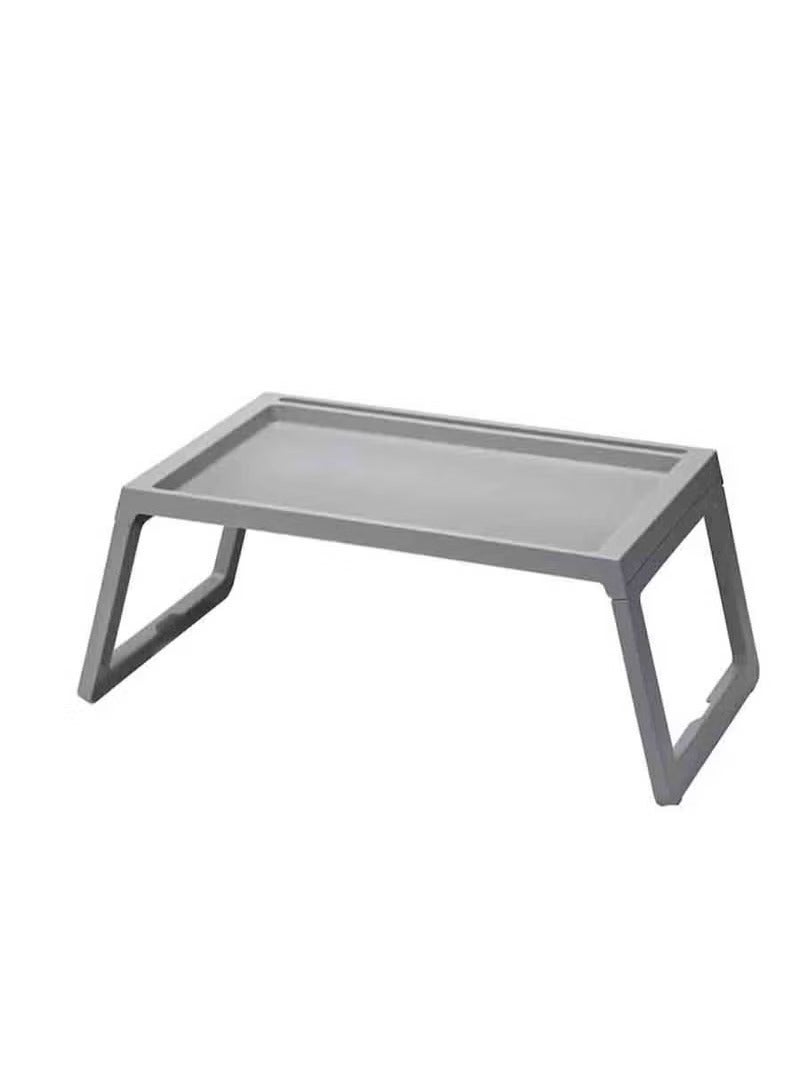 بلاستيكنا طاولة بلاستيك عصرية متعددة الإستخدامات قابلة للطي، لون رمادي - Image 2