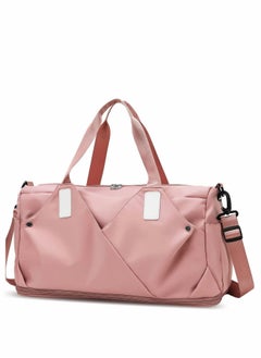 Sports Gym Bag Duffle Bag with Wet Pocket Waterproof Oxford Fabric Luggage Bag Weekend Travel Bag Overnight Bags for Women Sports Tote Gym Bag for Sport Travel Vacation