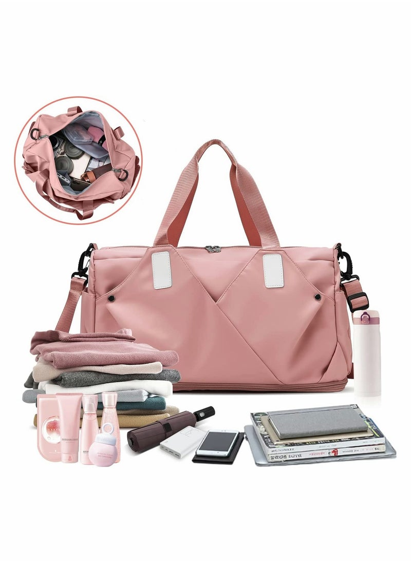 SYOSI - Sports Gym Bag Duffle Bag with Wet Pocket Waterproof Oxford Fabric Luggage Bag Weekend Travel Bag Overnight Bags for Women Sports Tote Gym Bag for Sport Travel Vacation - Image 1