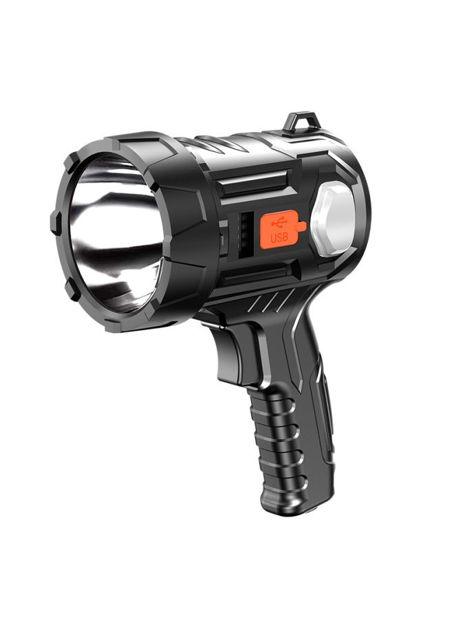 W5114 Handheld Outdoor Led High-brightness Searchlight Solar Charging Treasure Stand Portable Lantern Decorative Lighting-Color:T-78(3 Color Filter) Solar Rechargeable Portable Lamp [with Stand]  - Image 5