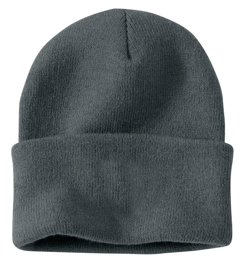NORTHWIND Cuffed Knitted Unisex Acrylic Winter Cap for Man & Women Beanie Cap for Men & Women Monkey Cap Woolen Cap for Men & Woman (in, Alpha, Free Size, Dark Grey) - Image 1