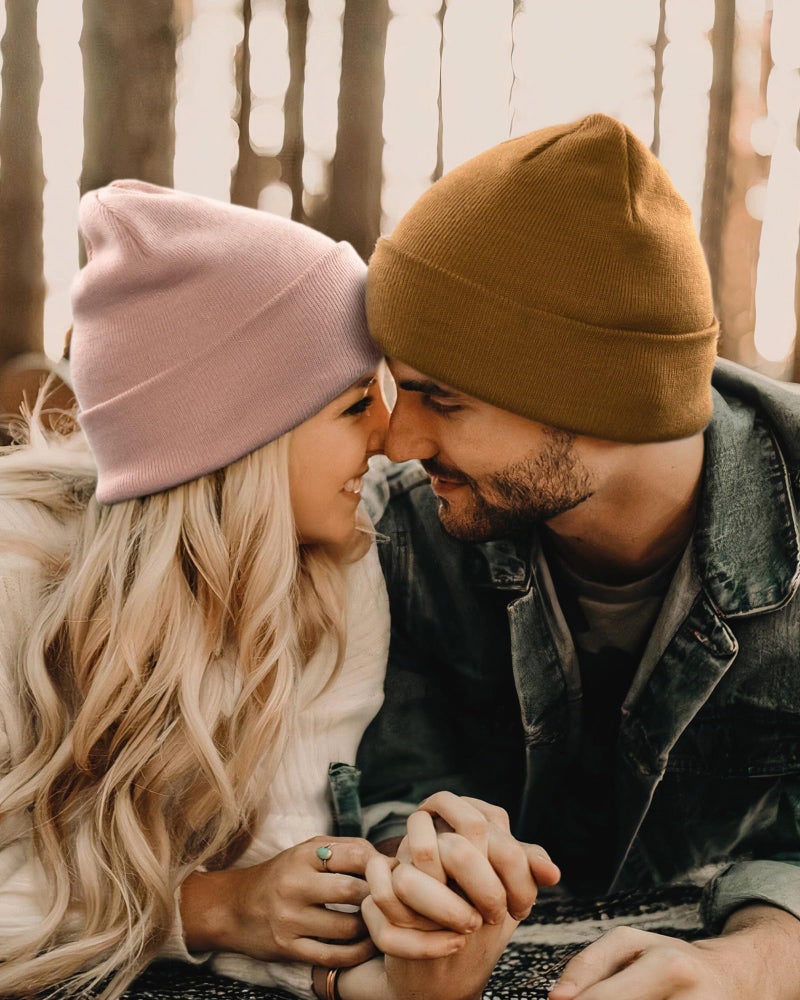 NORTHWIND Cuffed Knitted Unisex Acrylic Winter Cap for Man & Women Beanie Cap for Men & Women Monkey Cap Woolen Cap for Men & Woman (in, Alpha, Free Size, Dark Grey) - Image 2
