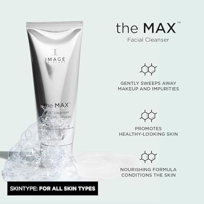 IMAGE Skincare, the MAX Facial Cleanser, Silky Face Wash with Peptides for Youthful Looking Skin, 4 fl oz - Image 2