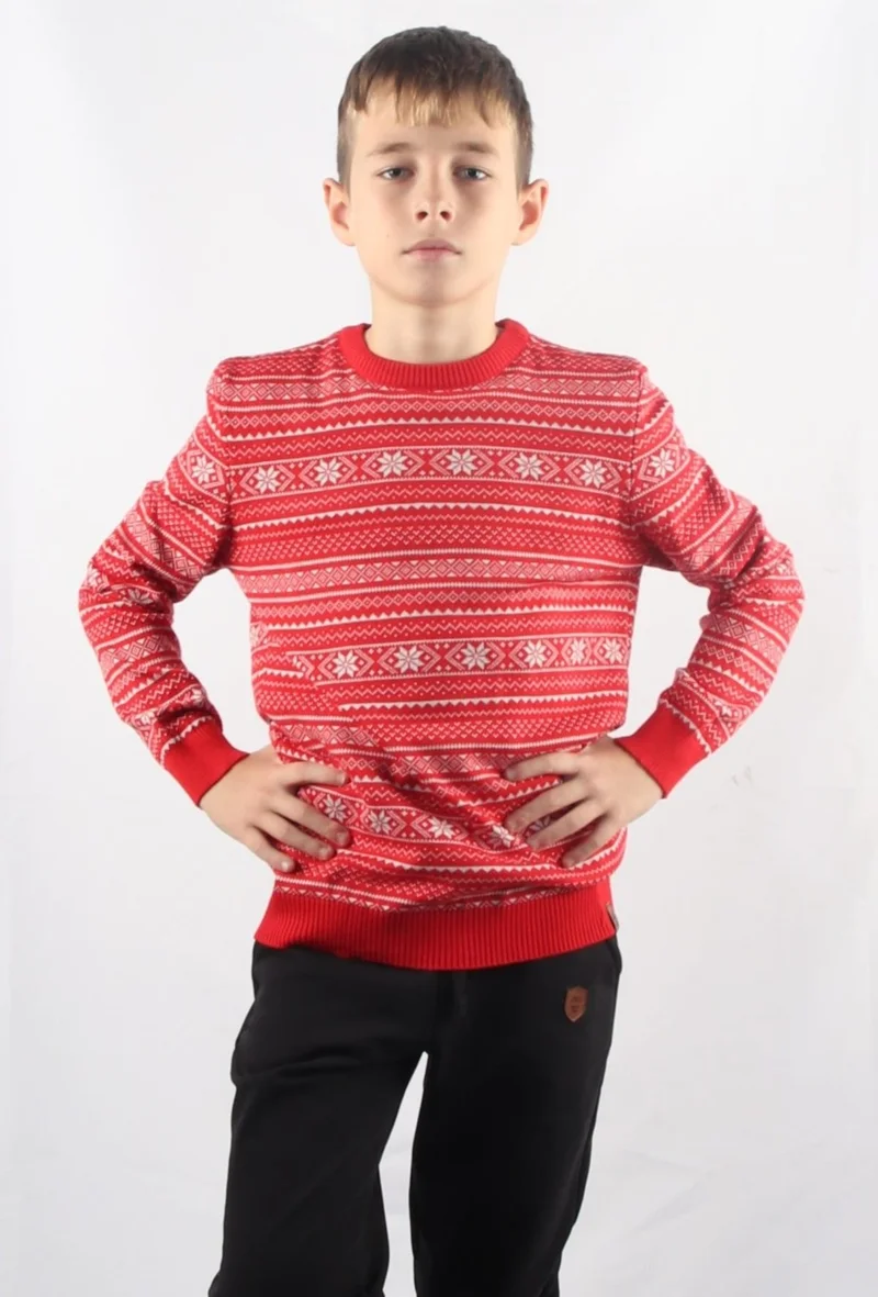 Alexander Gardi Crew Neck Kids Knitted Sweater C23-7103