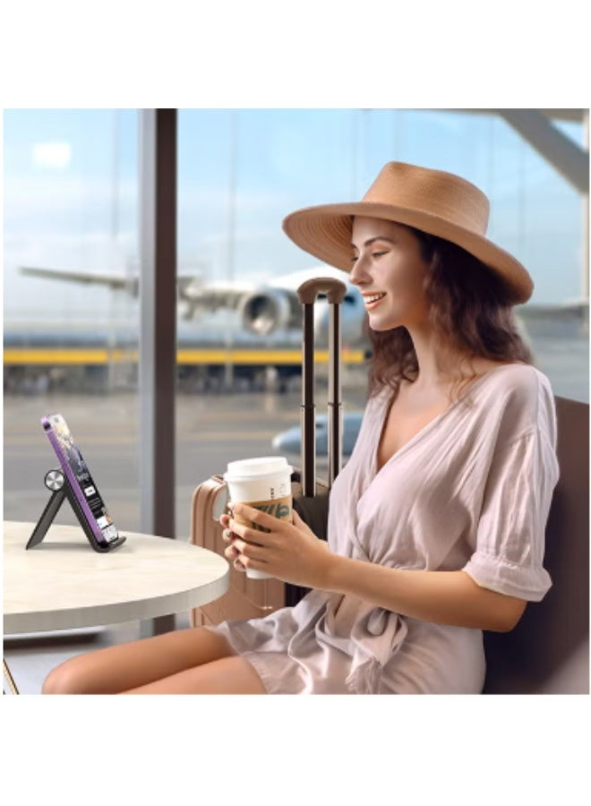 Portable Mini Phone Stand – Universal Vertical Holder for iPhone, Samsung & All Smartphones, Adjustable, Perfect for Desk, Office & Study - Image 4