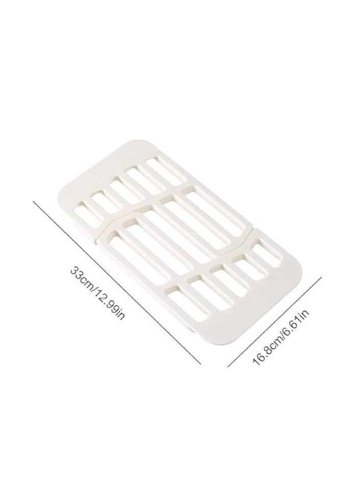 Spaceshoop Adjustable Dish Drying Rack, Telescopic Sink Drainer Board - Image 4
