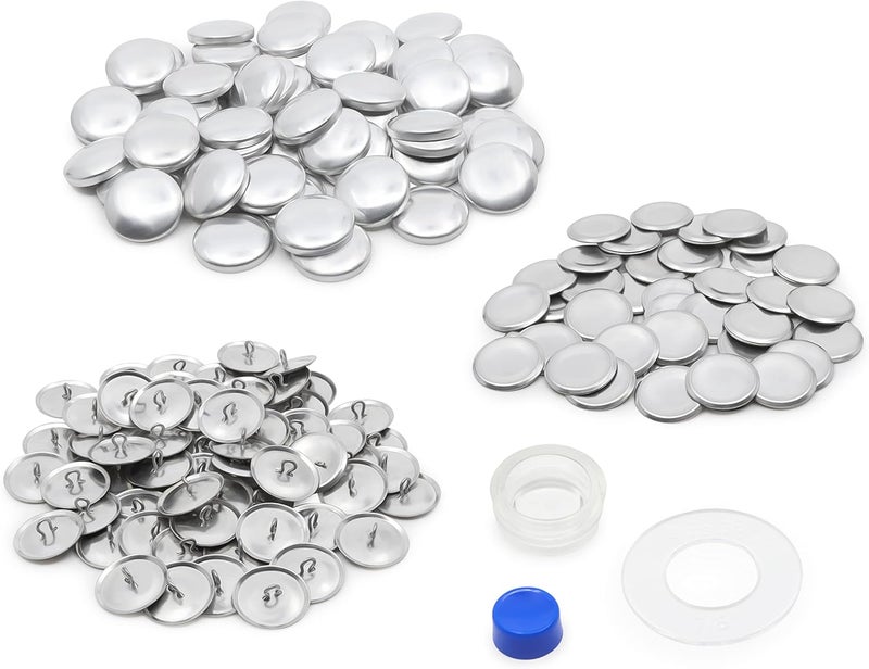 Dritz Cover Button Kit Size 36 Includes Template Tools  Buttons Fasteners 78 60ct None Nickel - Image 4