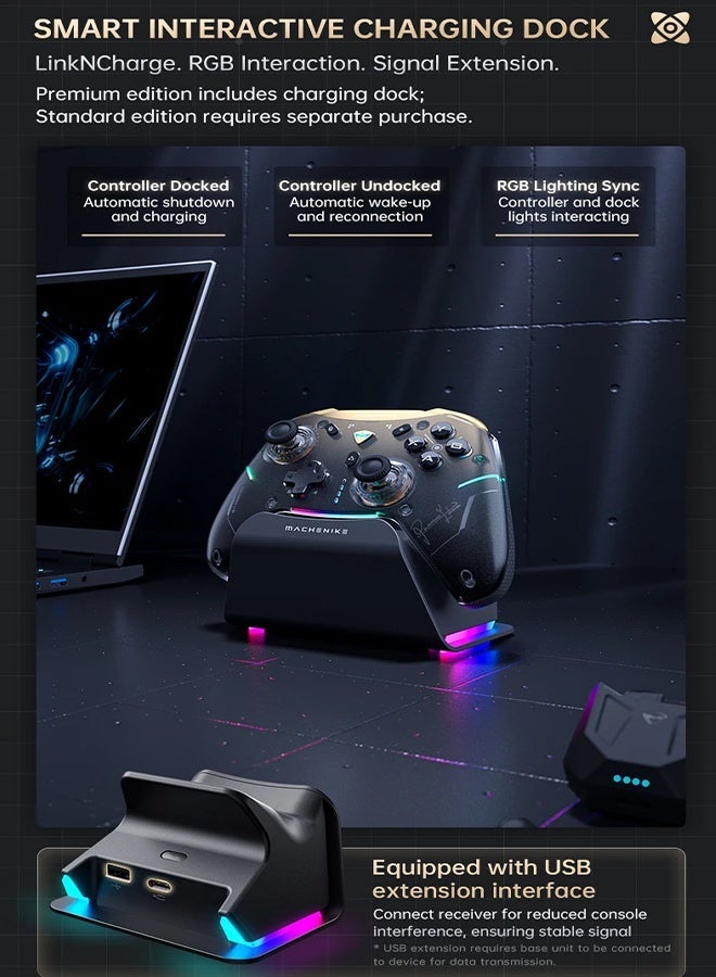 MACHENIKE G5Pro V2 Ultimate Gaming Controller Optical Trigger ABXY Button Hot-Swappable Joystick 4K Resolution For Switch PC - Image 5