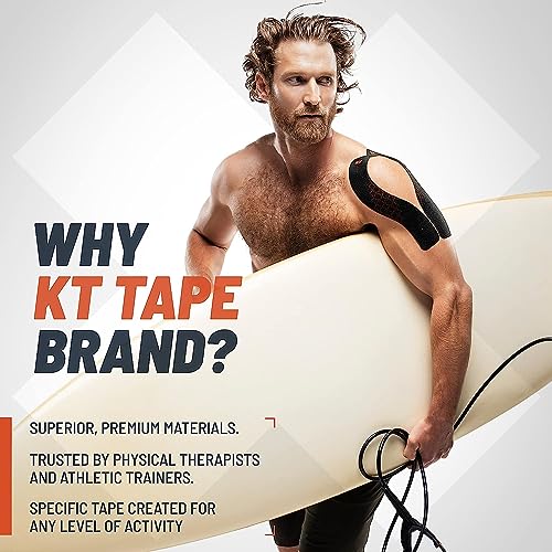 KT Tape PRO Extreme, Synthetic Jumbo Kinesiology Athletic Tape, 150 Count, 10” Precut Strips, Titan Tan - Image 2