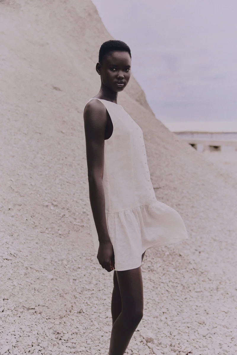 H&M Linen-blend dress