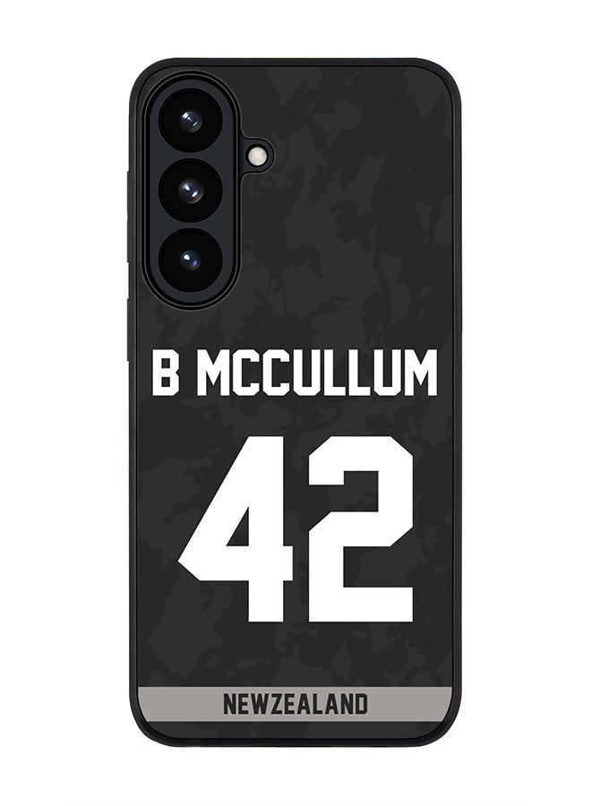 For Samsung Galaxy S26 Case,Slim fit Camera Protection, Shockproof Thin Phone cover  - New Zealand Brendon McCullum, Jersey No 42