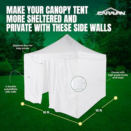 Caravan Canopy 10 x 10 Foot Commercial Tent Sidewalls (Sidewalls Only) - Image 3