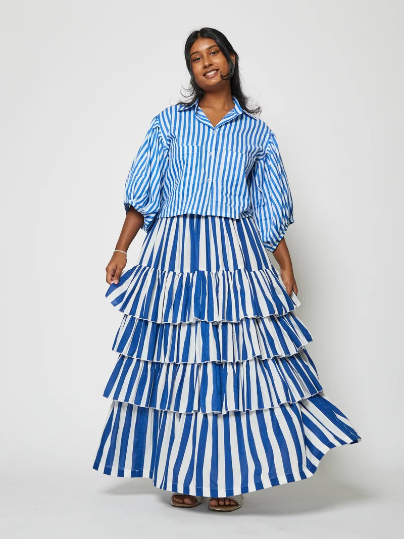 Kyshmysh INDIGO SKIRT SET