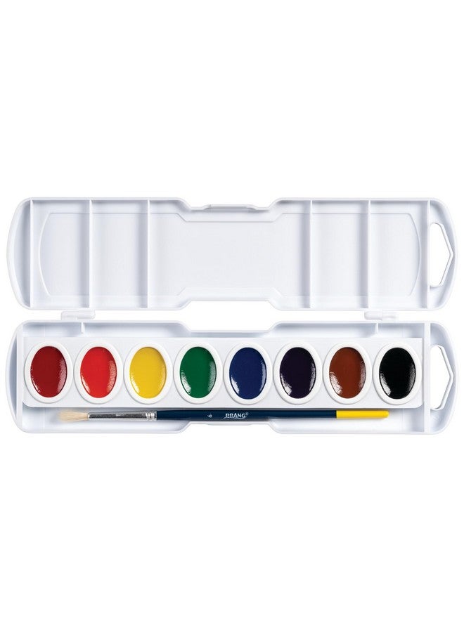 Prang Oval Pan Watercolor Paint Set, 8 Assorted Colors, 1 Count - Image 3