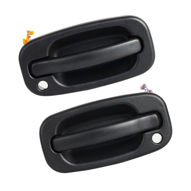 FAERSI 2PCS Exterior Outside Door Handle Front Driver Passenger Side Replacements for 19992007 Chevy Silverado 20102017 GMC Sierra 15034985 15034986