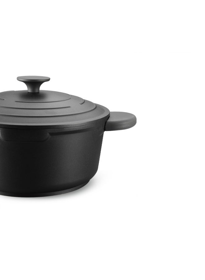 Noon East Die-Cast Aluminum Cookware Set 5-Piece – Non-Stick Elegant Black - Image 4